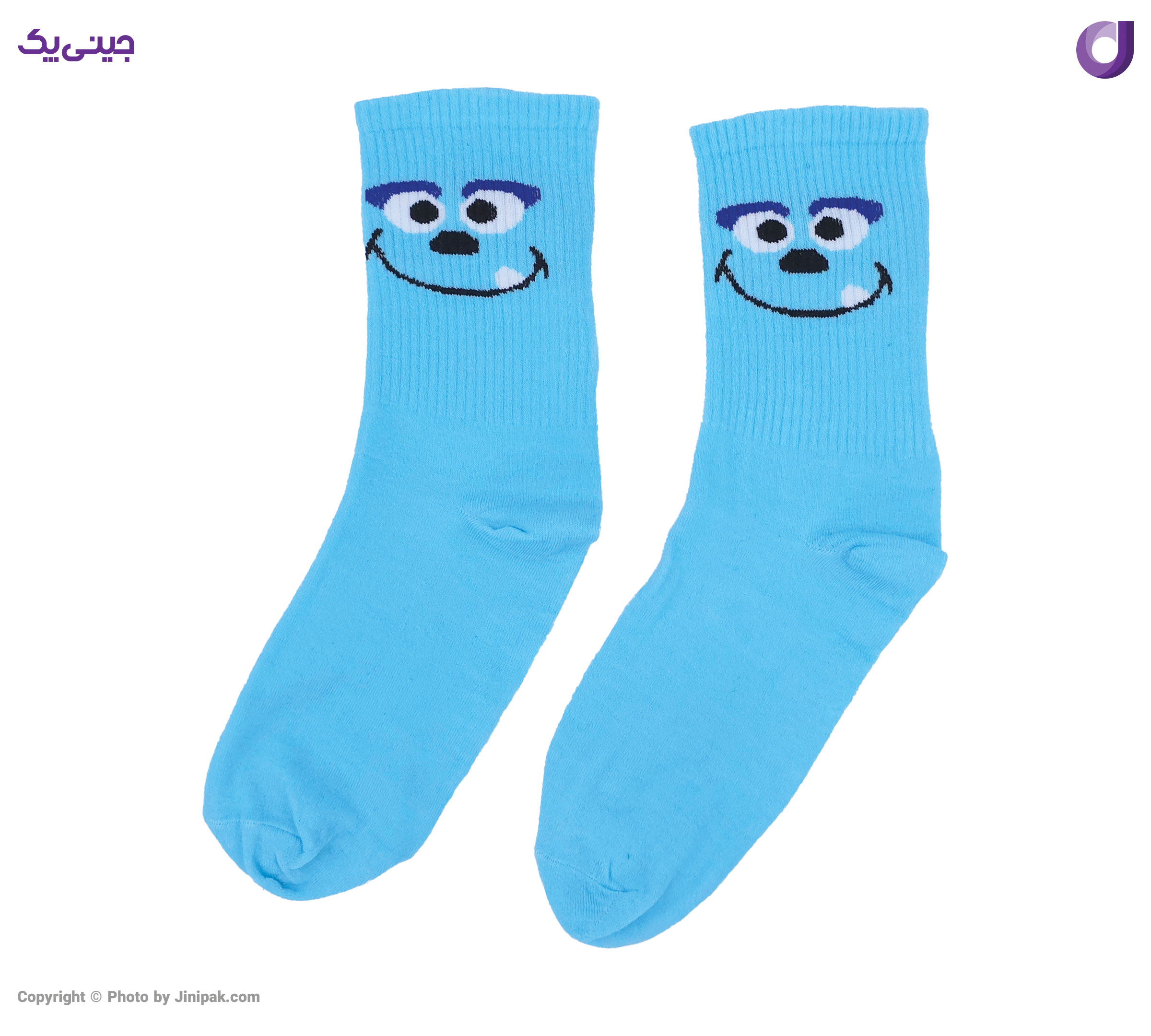 جوراب فانتزی نخی زنانه ساق بلند اعلا طرح کارتونی