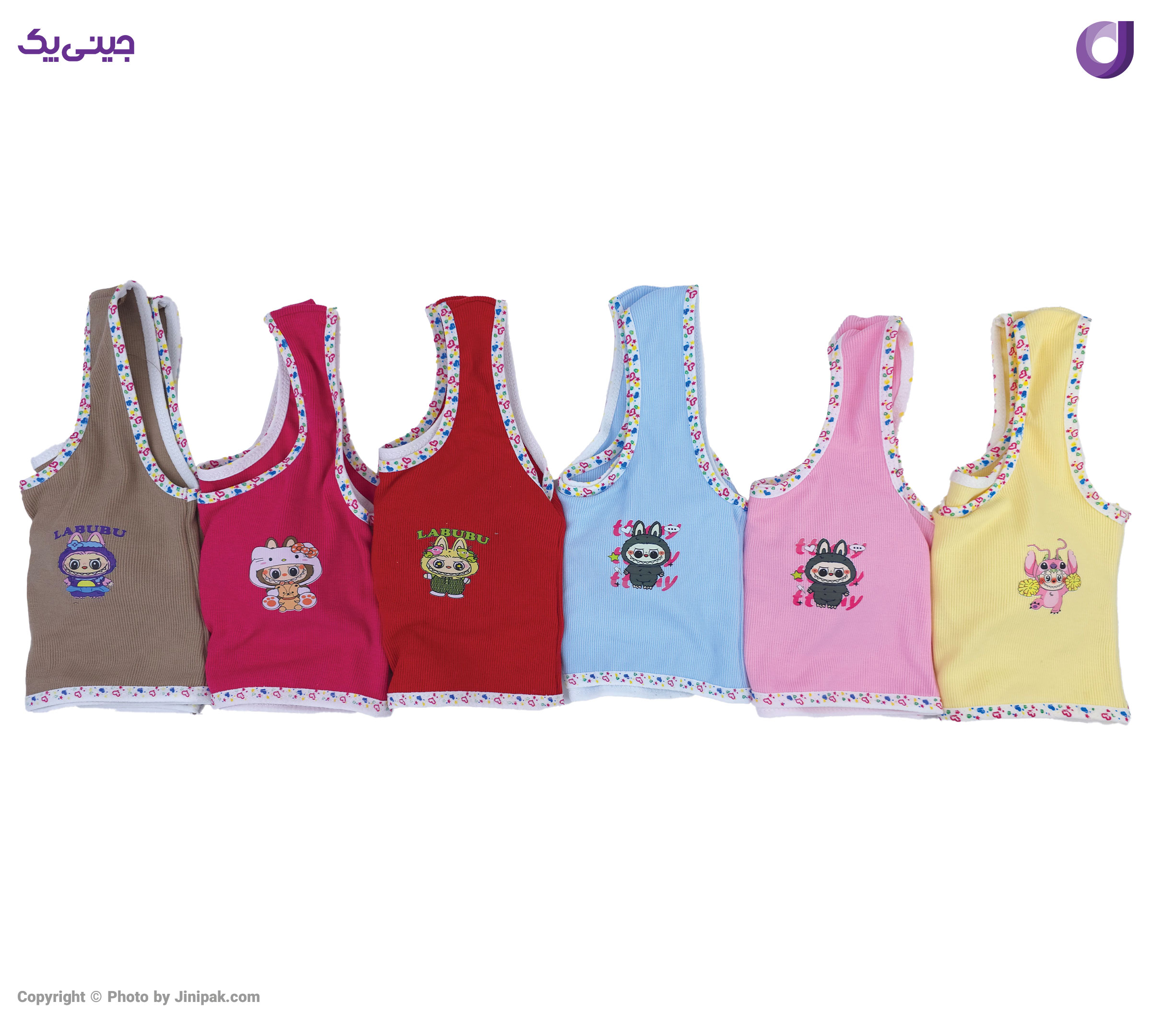 نیم تنه دخترانه کاپدار نخی کبریتی کش اسپرت طرح لبوبو