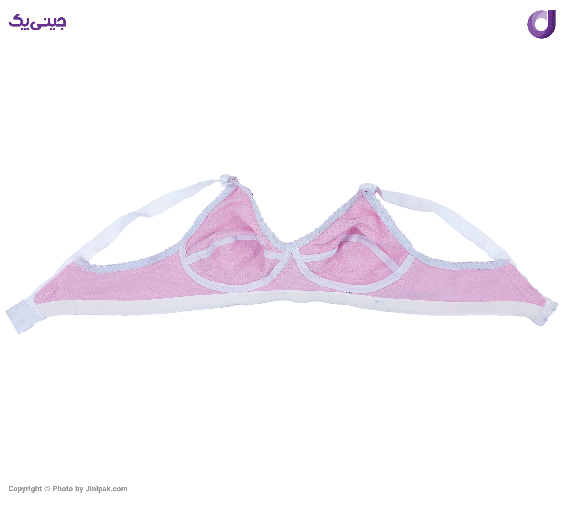 سوتین زنانه نخ پنبه طرح خالدار