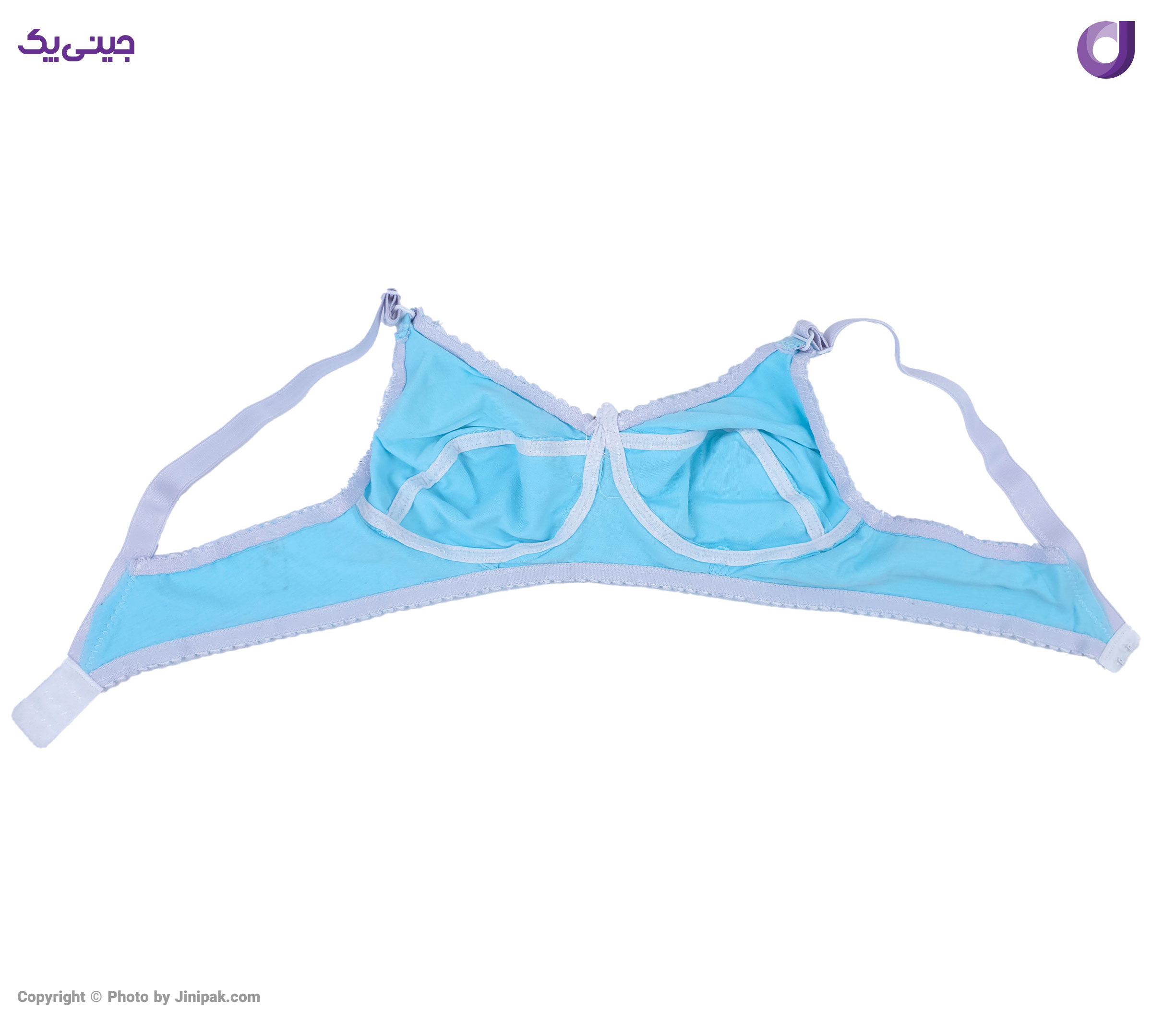 سوتین زنانه نخی طرح جلو چاپ