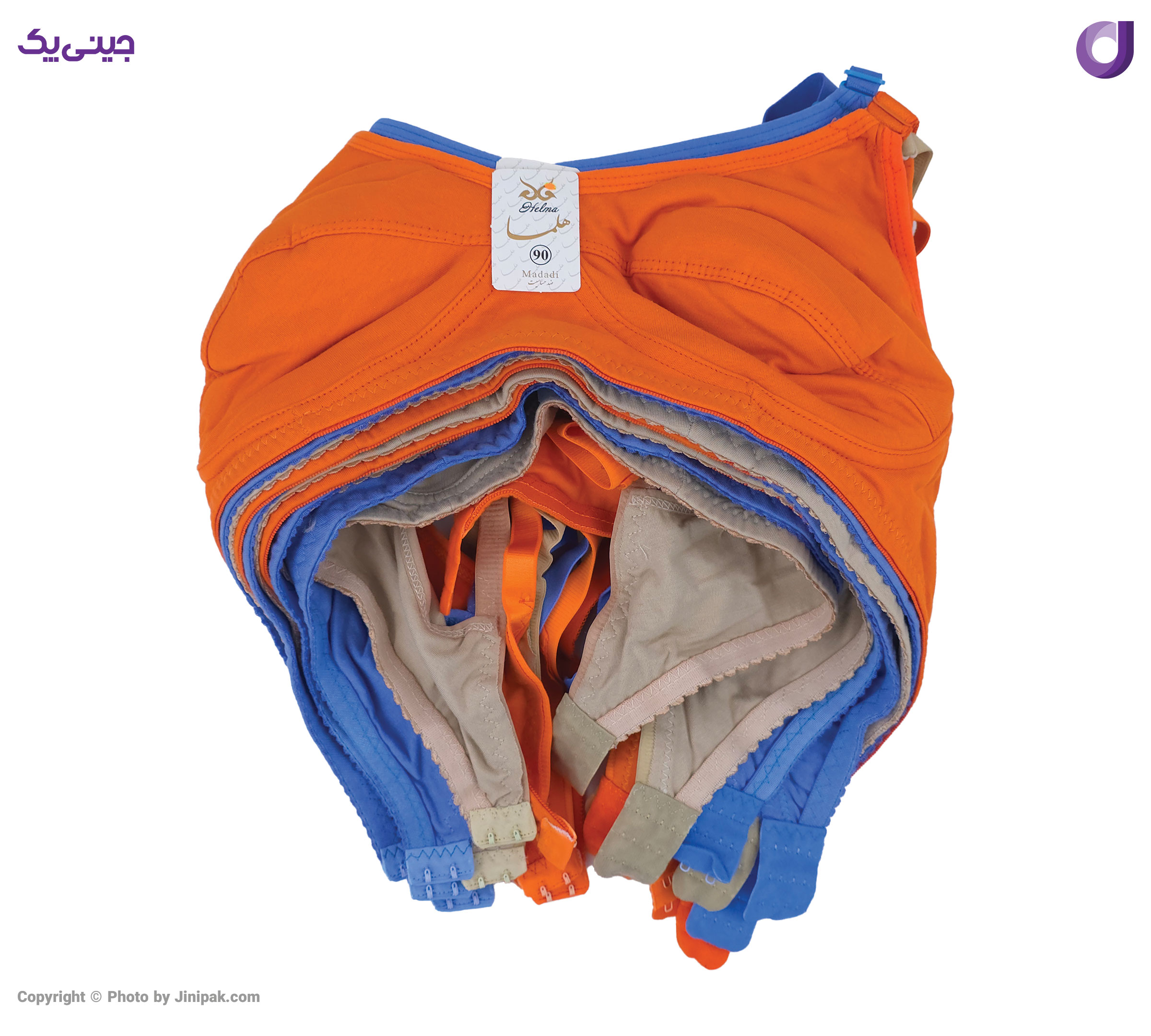 سوتین زنانه لاکرا طرح رنگی ساده