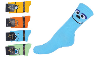 جوراب فانتزی نخی زنانه ساق بلند اعلا طرح کارتونی