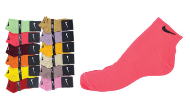 جوراب مچی نخی زنانه و مردانه اعلا 12 رنگ طرح نایک