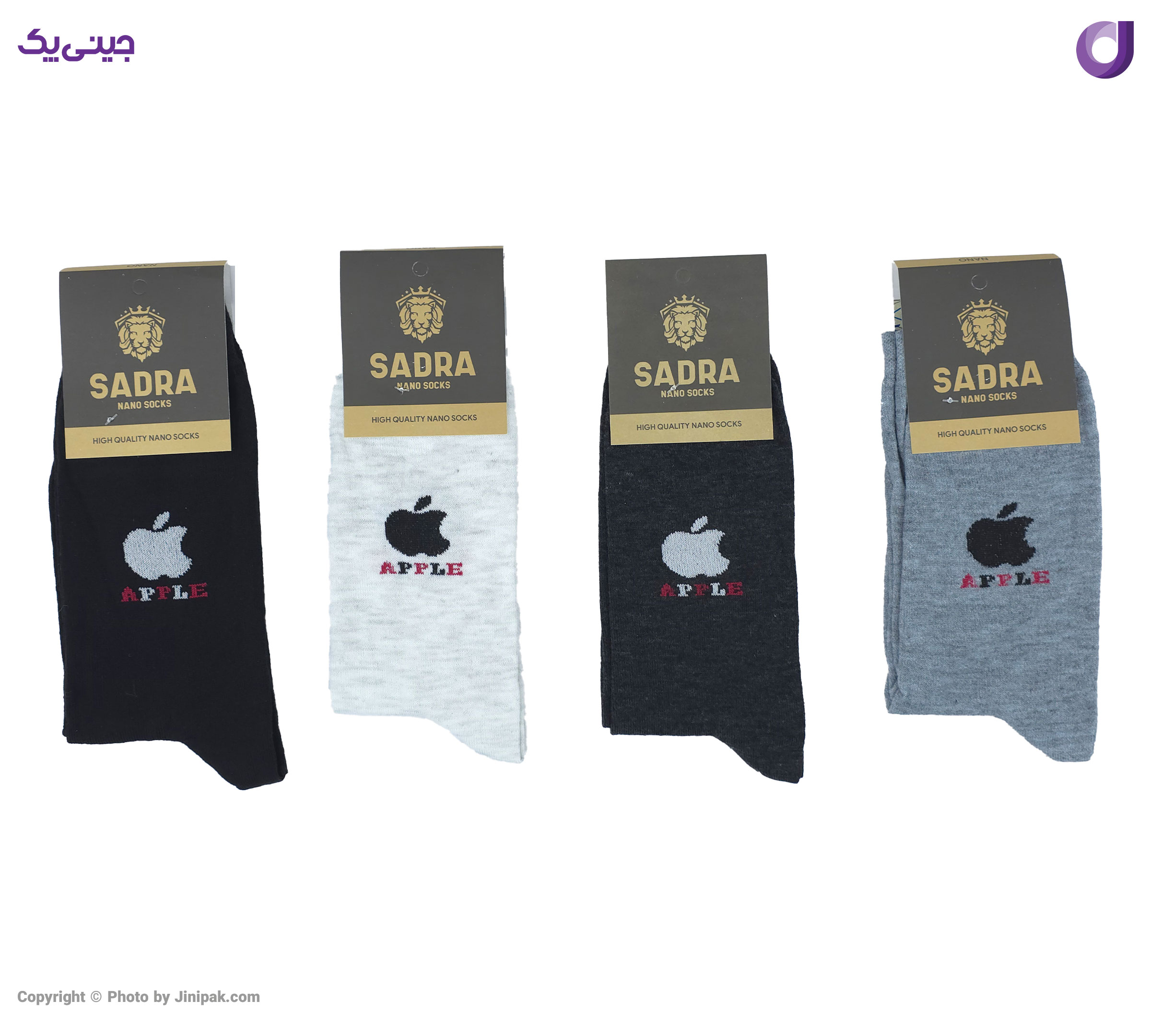 جوراب نخی ساق بلند مردانه اپل