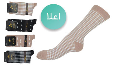 جوراب فانتزی نخی زنانه ساق بلند اعلا طرح پاپیون