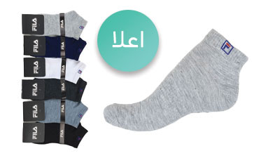 جوراب مچی نخی اعلا زنانه و مردانه کف کش 6 رنگ طرح فیلا