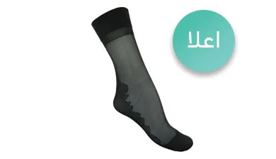 جوراب پارازین زنانه اعلا شماره 20 کفدار مشکی