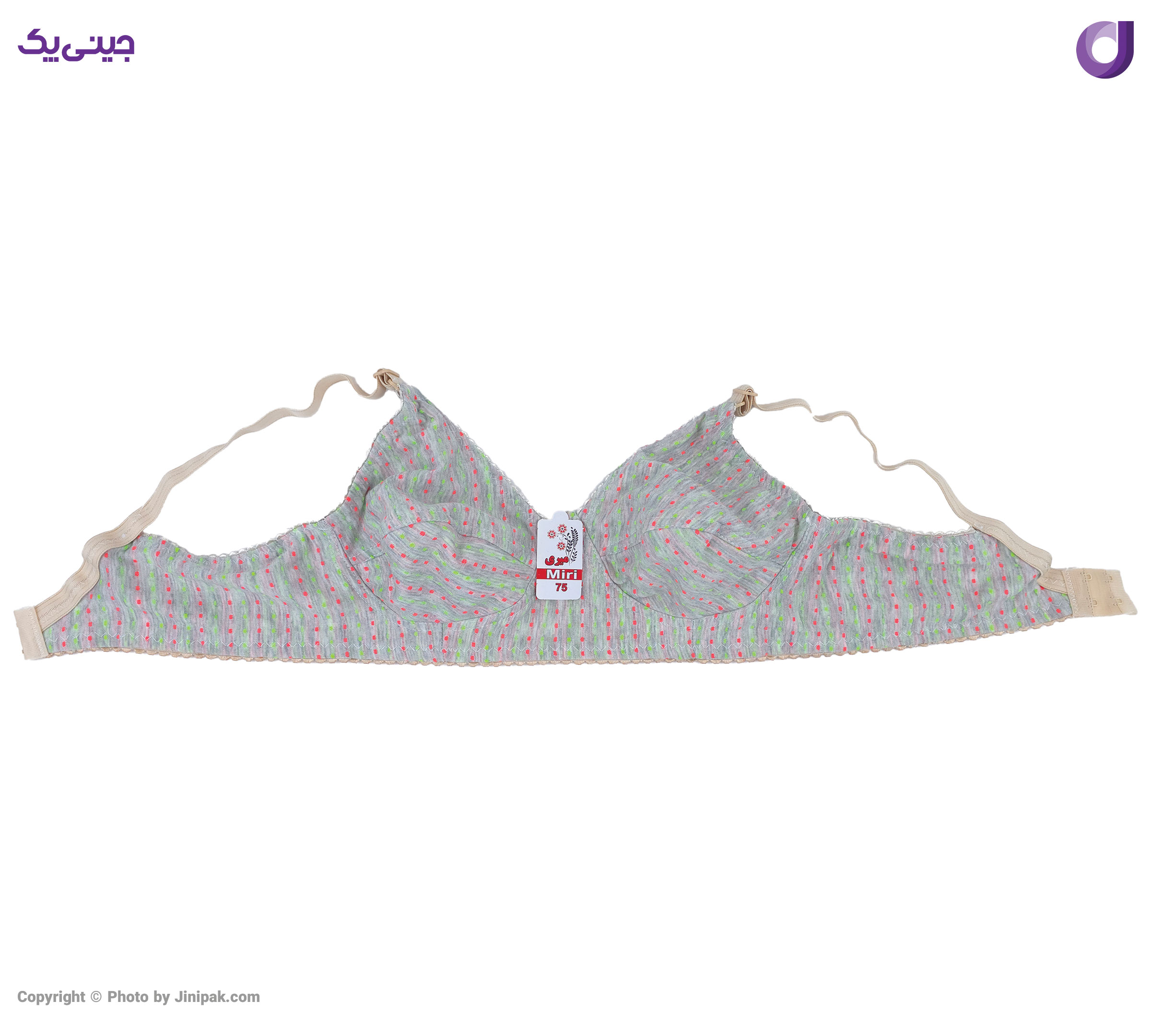 سوتین زنانه ملانژ خالدار