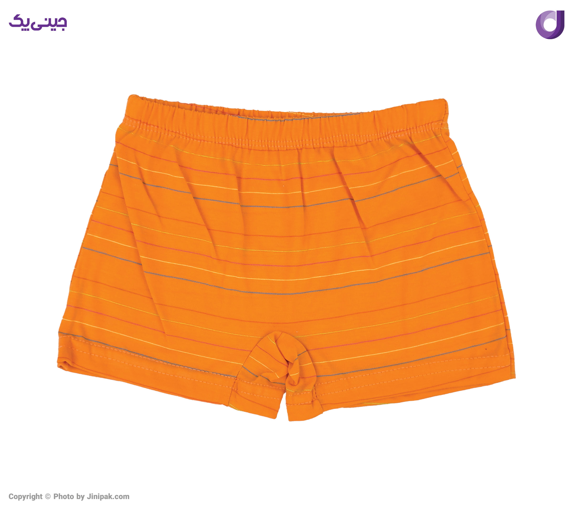 شورت نخ پنبه نیم پا دخترانه رنگی جلو چاپ