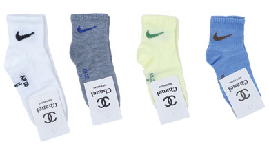 جوراب ساقدار نخی بچگانه 3 تا 6 طرح نایک