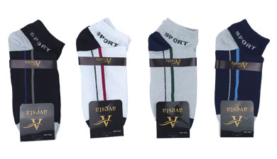 جوراب مچی نخی مردانه طرح اسپرت