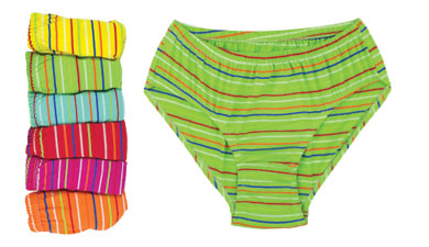 شورت نخی زنانه لیفهای اسلیپ تمام چاپ راه راه رنگی