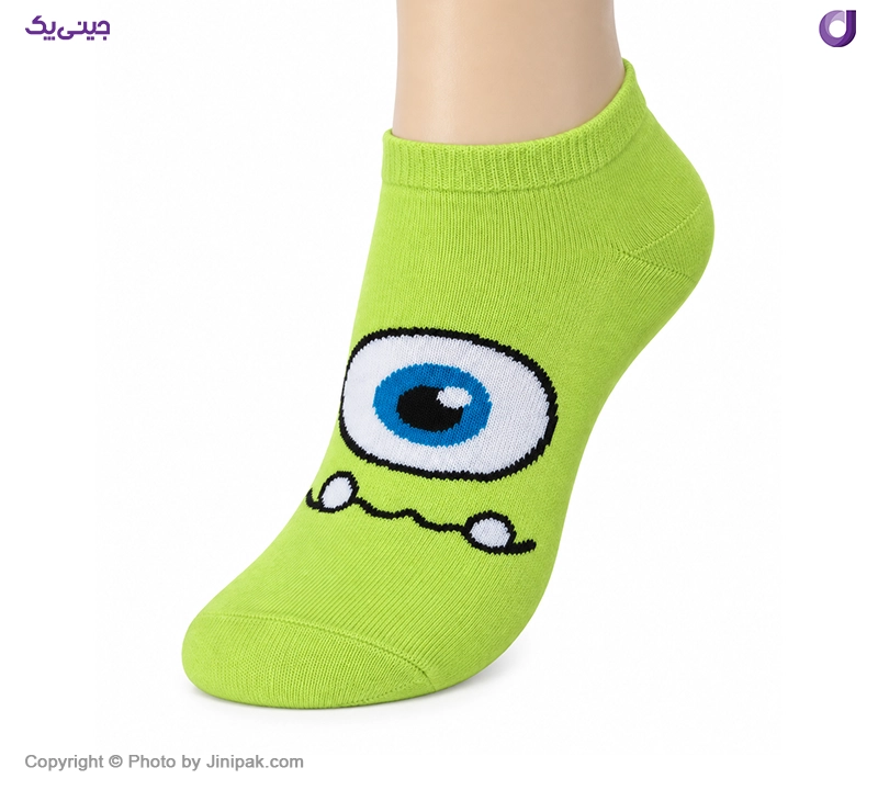 جوراب مچی نخی زنانه 4 طرح فانتزی